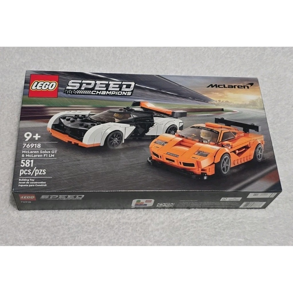 LEGO SPEED CHAMPIONS: Mclaren Solus Gt & Mclaren F1 LM (76918)